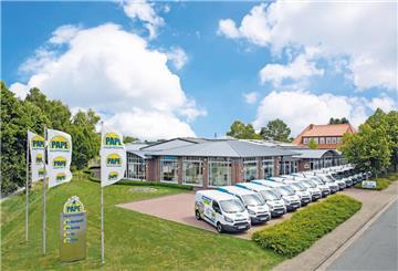 Das Firmengelände von Pape Haustechnik in Selsingen.Privat