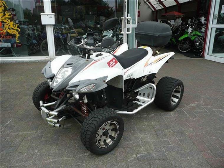 Diebe klauen drei Quads in Bohmsiel Das Foto zeigt eines der gestohlenen Quads.