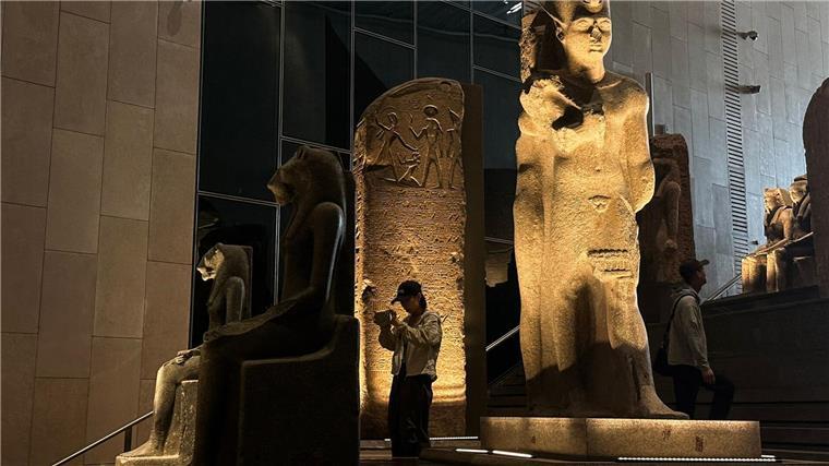 Das Große Ägyptische Museum ist schon im Probebetrieb, doch die große offizielle Eröffnung steht noch aus. (Archivbild)