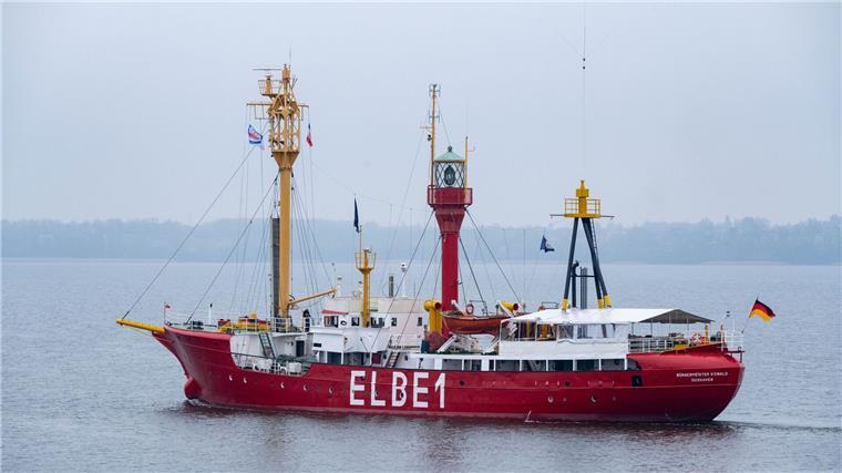 Museumsschiff „Elbe 1“ ist zurück in Heimat Cuxhaven Das historische Feuerschiff „Elbe 1“ ist zurück in Cuxhaven. (Archivbild)