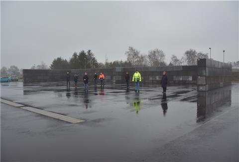 Das Foto zeigt den neuen Grünschnittsammelplatz in Sittensen. 