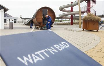 Das ist neu im Watt’n Bad: Vom 21. September an können Einheimische und Urlauber eine Fass-Sauna  mieten.