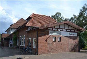 Das ehemalige Bahnhofsgebäude in Zeven