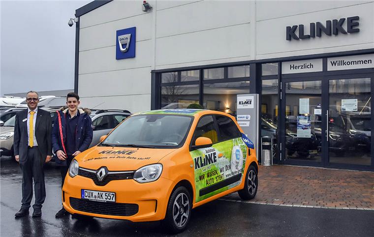 Übergabe des Klinke-Autos
