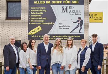 Das kompetente und zuverlässige Team von Sven Ratjen als Ansprechpartner vor Ort.