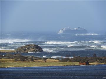 Das Kreuzfahrtschiff "Viking Sky" ist am Wochenende in Seenot geraten.