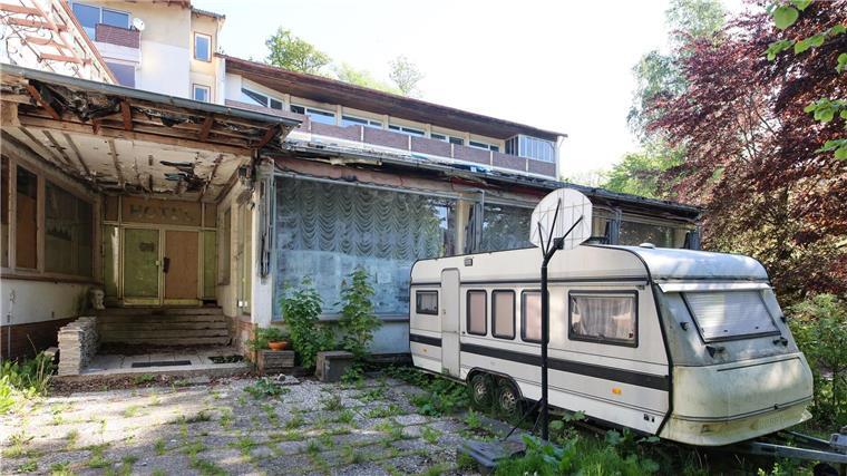 Das Kurhotel bei Bad Lauterberg ist heruntergekommen.