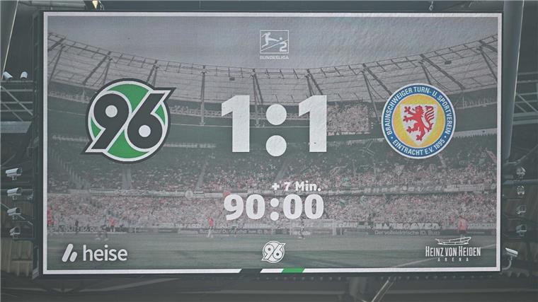Braunschweig empfängt Hannover am 26. Oktober zum Derby Das letzte Derby zwischen Hannover und Braunschweig endete mit einem 1:1 im Niedersachsenstadion