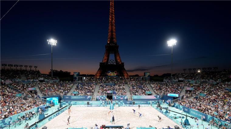 Die Aufreger und Hingucker der Olympischen Spiele von Paris Das Lieblingsmotiv vieler Olympia-Touristen
