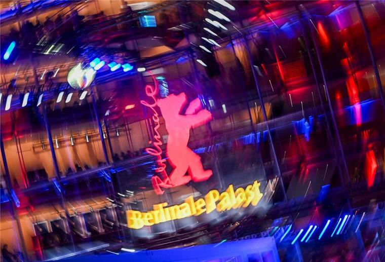 Das Logo der Berlinale am Berlinale Palast.