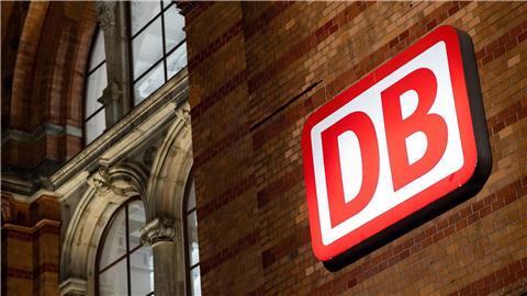 Das Logo der Deutschen Bahn (DB).