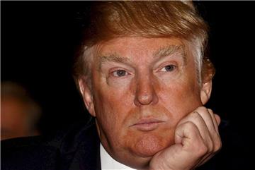 Das Markenzeichen von Trump sind seine blonden Haare und die Fönfrisur.