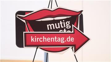 Das Motto des Kirchentags 2025 lautet „mutig - stark - beherzt“.