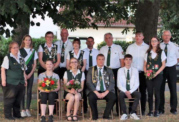 Das neue Königshaus der Schützenkameradschaft Breddorf.