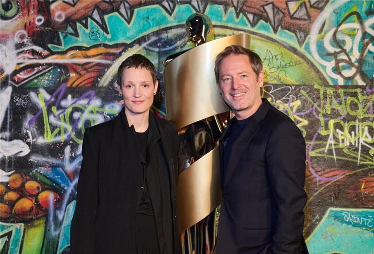 Was man zum Filmpreis diesmal wissen muss Das neue Präsidenten-Duo der Deutschen Filmakademie, Vicky Krieps und Florian Gallenberger. (Archivbild)
