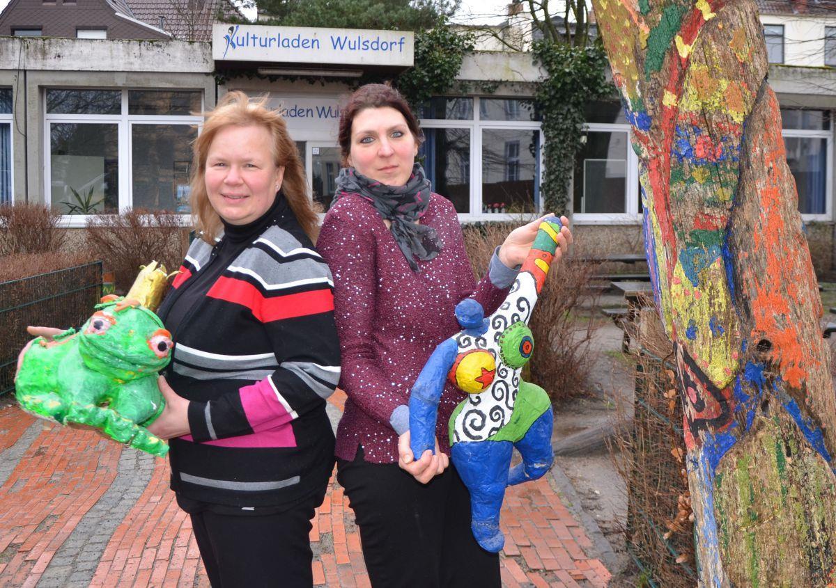 Spiel, Spaß und viele Ideen: Im Kulturladen geht es rund Das neue Team im Kulturladen Wulsdorf, bestehend aus Sandra Werder (links) und Bettina Waje, hat bereits zahlreiche Aktionen auf die Beine gestellt. Weitere Ideen sollten noch umgesetzt werden.