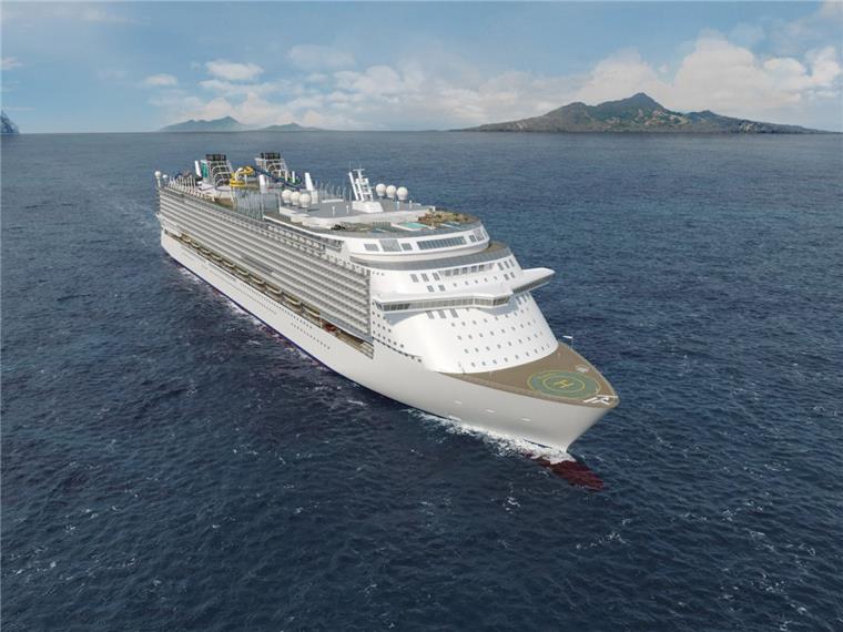 Das noch namenlose Schiff der Global Class von Dream Cruises soll 9500 Passagiere transportieren können.