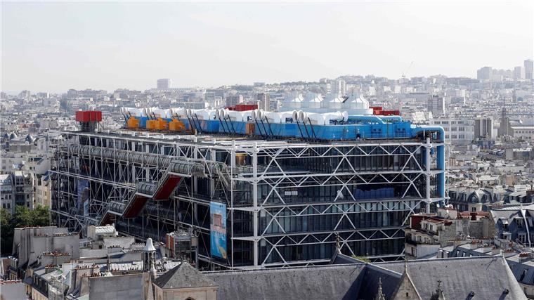 Das Pariser Kunst- und Kulturzentrum verschwindet für mindestens 5 Jahre hinter Bauzäunen. (Archivbild)