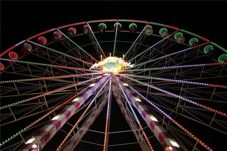 Kein Riesenrad auf dem Rodenkircher Markt Riesenrad "Around the World"