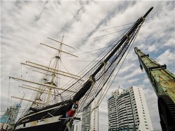 Das Siegerfoto von der "Seute Deern" hat Volker Hahlbeck beim Deutschen Schifffahrtsmuseum in Bremerhaven eingereicht. 