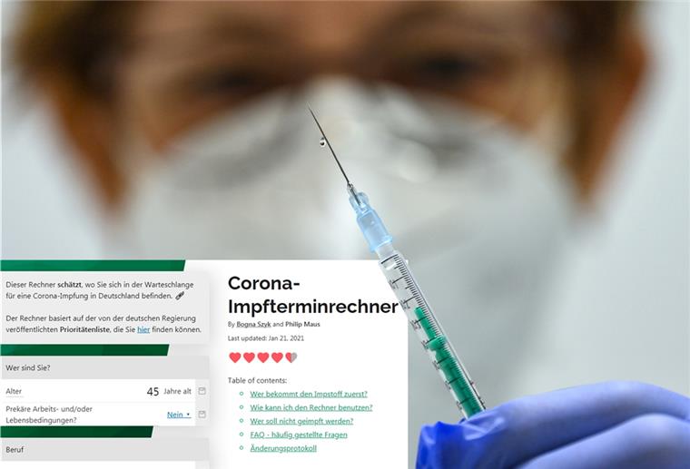 Corona-Impfstoff: Online-Rechner zeigt ungefähren Impftermin Das Startup Omnicalculator bietet einen Corona-Impfterminrechner.