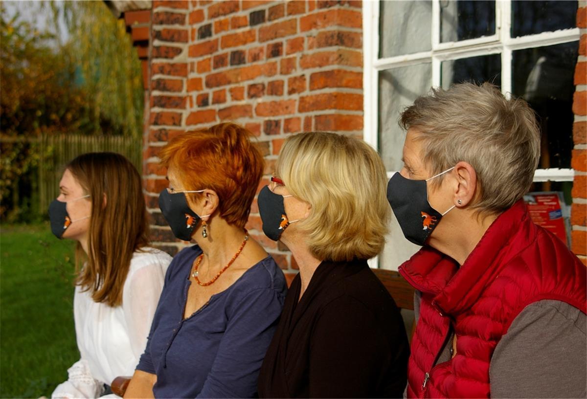 Das Team der Seefelder Mühe blickt trotz Coronakirse in die Zukunft (von links): FSJlerin Samira Kutscher, Vorsitzende Bärbel Logemann, Kulturmanagerin und 2. Vorsitzende Cornelia Iber-Rebentisch und Veranstaltungskauffrau Anke Eymers.