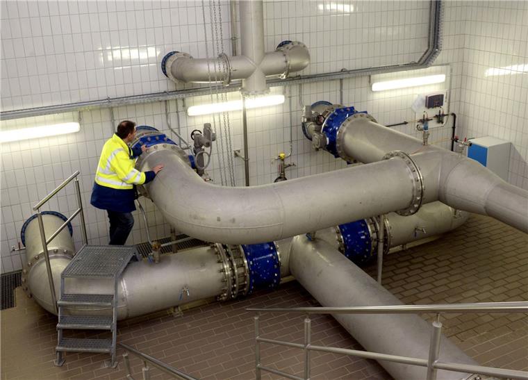 Sinkender Verbrauch: Künftig nur zwei Wasserwerke Das Wasserwerk Leherheide ist in die Jahre gekommen. Deswegen wird die Anlage neu gebaut.