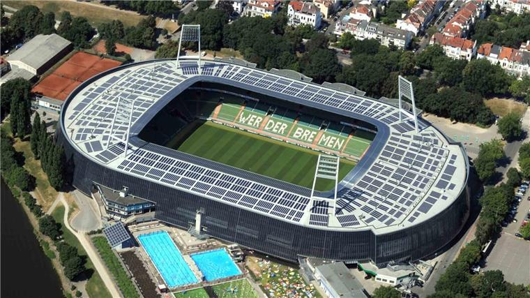 Bremer Weserstadion bekommt neues Flutlicht