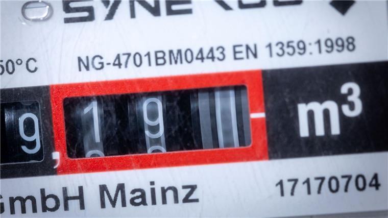 Das Zählwerk in einem Gastzähler dreht sich.