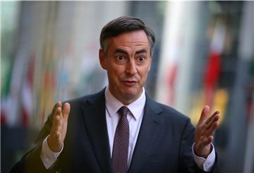 David McAllister, Abgeordneter im Europäischen Parlament, äußert sich im Europäischen Parlament. 