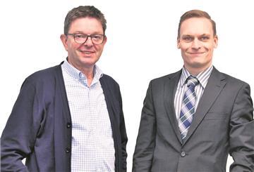 Bernhard Alfey (links) und David von Freytag-Löringhoff