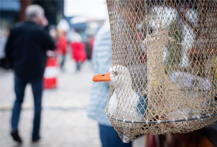 Ganz schön fischig! Bilder der Fischparty im Fischereihafen Bremerhaven Dekoration und süße Verlockungen gab es für die Gäste zu kaufen.