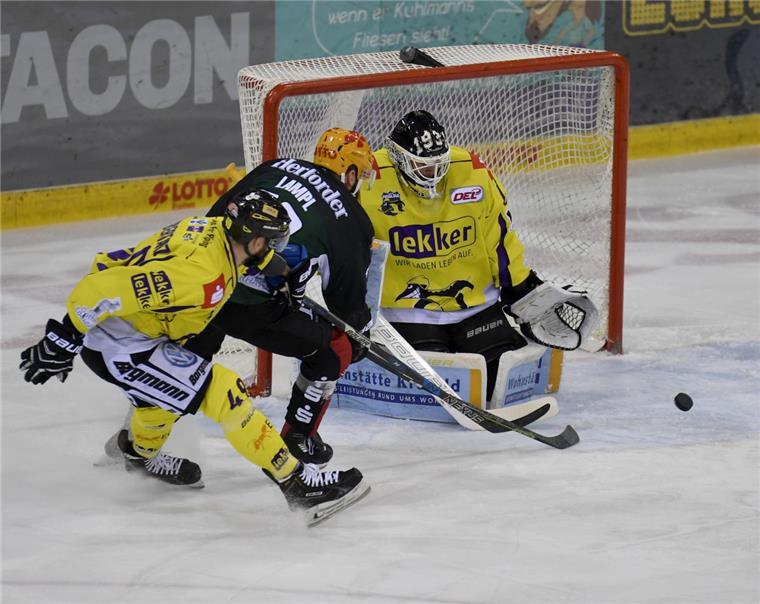 DEL-Eishockey mit den Fischtown Pinguins gegen die Krefelder Pinguine in der Eisarena. Foto Scheschonka