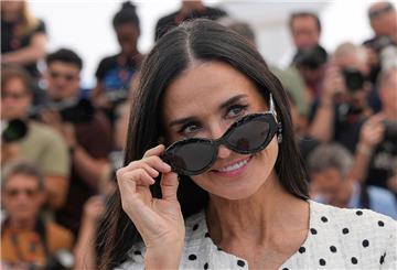 Demi Moore bei der Premiere des Films „The Substance“ in Cannes.
