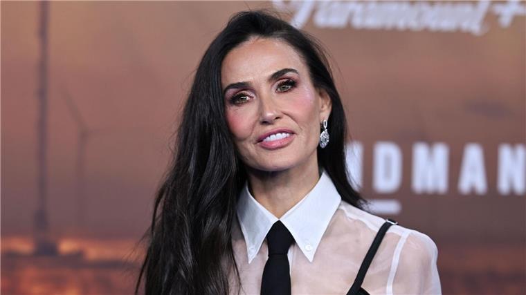 Demi Moore ist in Berlin.