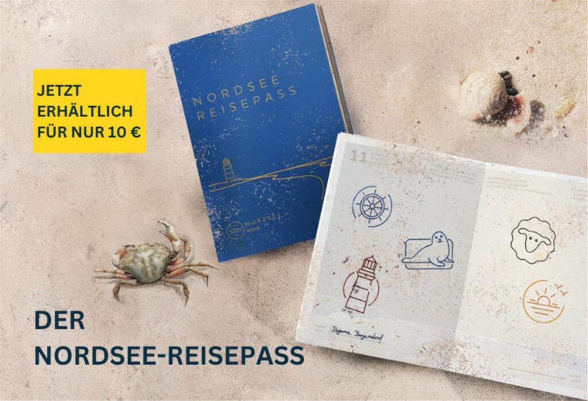 Der Nordsee-Reisepass Den Nordsee-Reisepass könnt ihr an vielen Verkaufsstellen für 10 Euro bekommen.