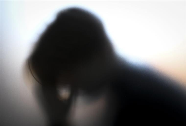Frau verschwommen Depression