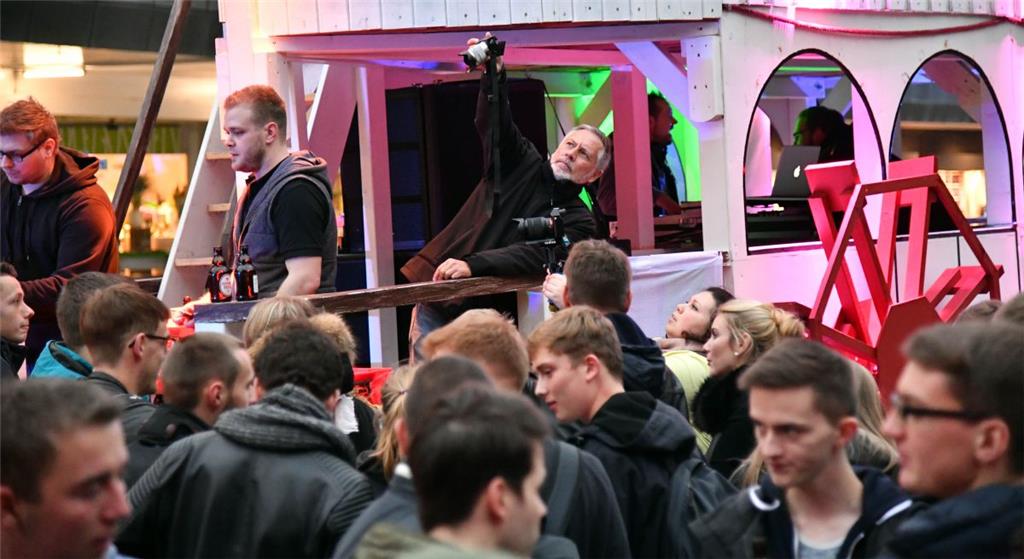Der 10. Bürgermove der Erstsemester der Hochschule Bremerhaven. Foto: Scheschonk...