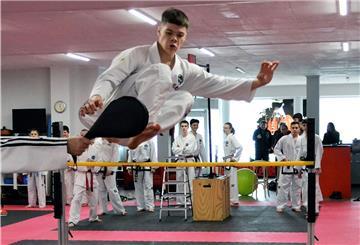 Der 17-jährige Nordenhamer Danilo Smailov nahm an einem Training der International Taekwon-Do Federation Deutschland teil.