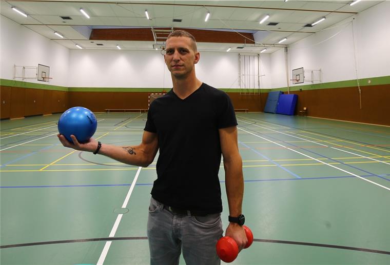 Viel Platz und Mut für neue Wege Der 28-jährige Frederik Arnold ist der neueste Übungsleiter-Zugang der TSB und hofft auf weitere Verstärkung für den Verein.