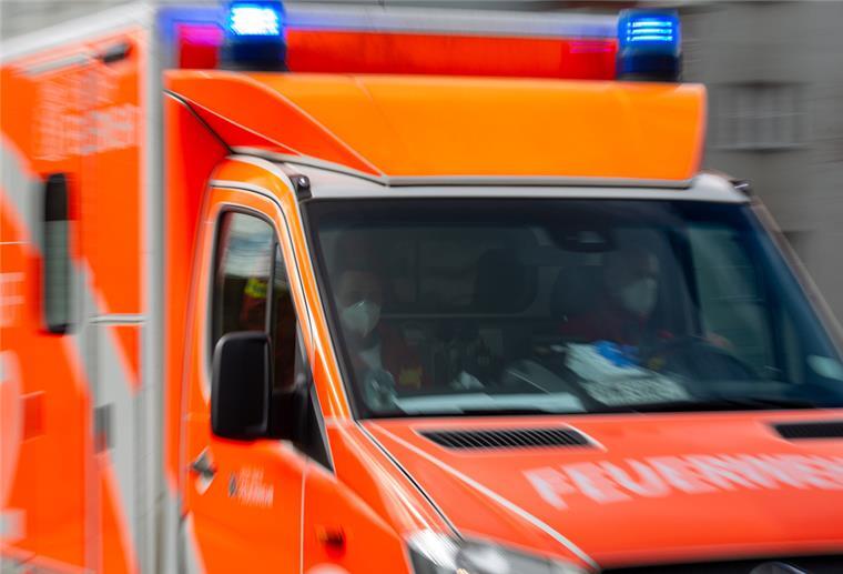 Ein Rettungswagen.