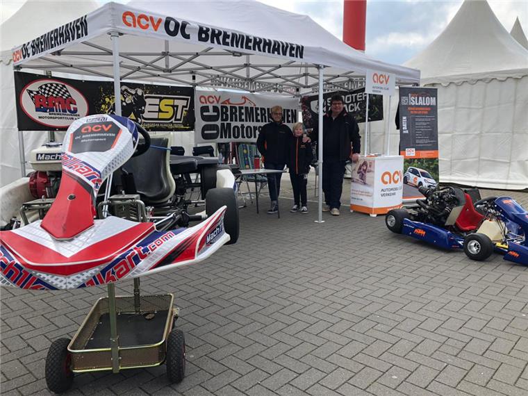 Der ACV OC Bremerhaven war am Wochenende mit einem eigenen Stand auf der Zweirad- und Freizeitmesse im Bremerhavener Fischereihafen vertreten.
