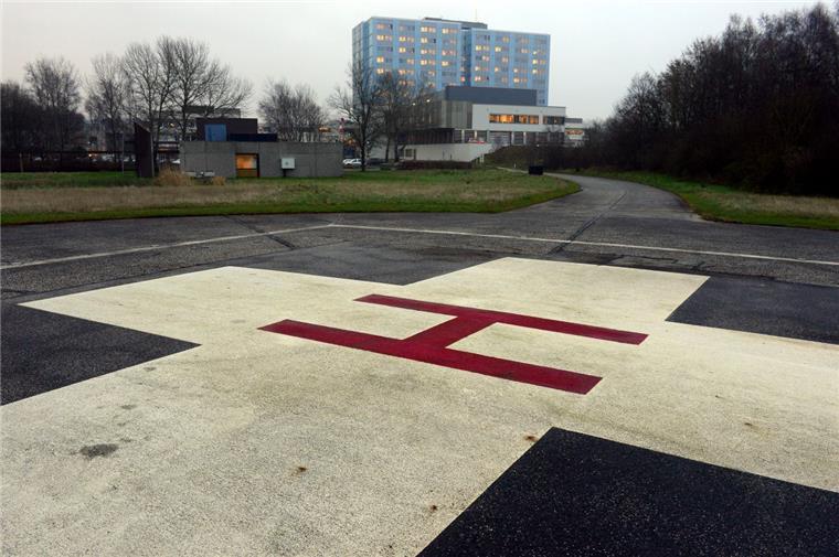 Der alte Hubschrauberplatz am Klinikum Reinkenheide entspricht nicht mehr den gesetzlichen Vorgaben der Unfallversicherung. Deshalb wird ein neuer gebaut. 
