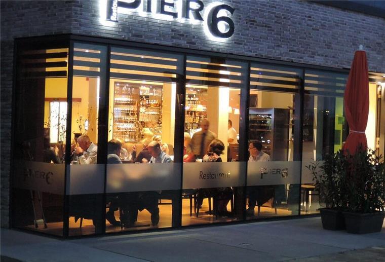 Blick auf die Restaurantfront