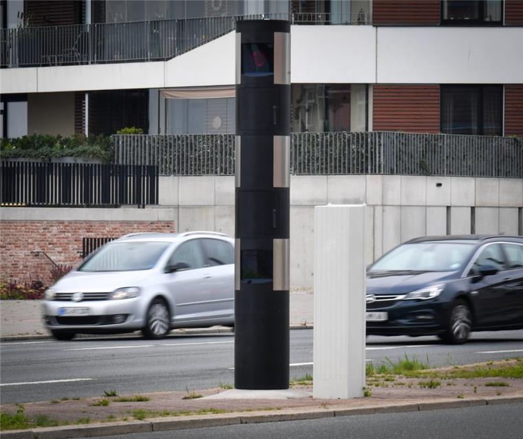 Vorsicht Autofahrer: Der Blitzer an der Columbusstraße bleibt trotz des Gerichtsurteils aus dem Saarland weiter in Betrieb.