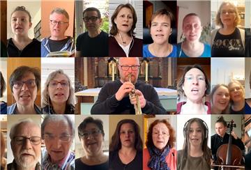 Der Bremerhavener Kammerchor singt gemeinsam mit Gästen und dem Trompeter Krisztian Jambor.