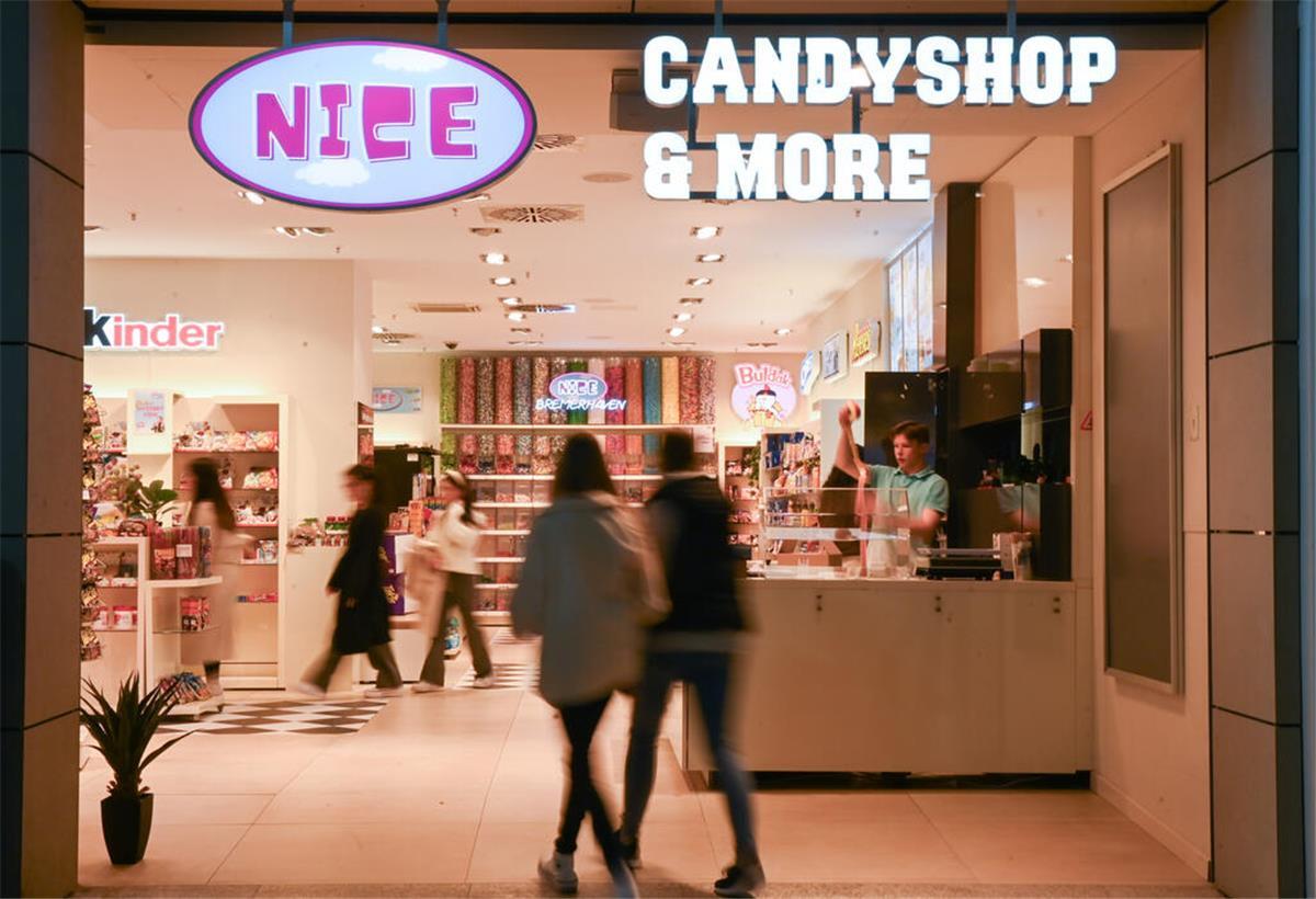 Der Candyshop verkauft an seinem neuen Standort Süßes.