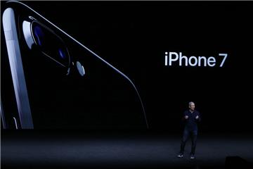 Der CEO von Apple, Tim Cook, stellte das iPhone 7 in San Francisco vor.