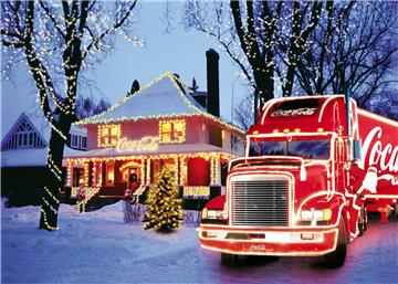 Der Coca-Cola-Weihnachtstruck ist untrennbar mit Melanie Thorntons Weihnachtsklassiker "Wonderful Dream" verbunden. 