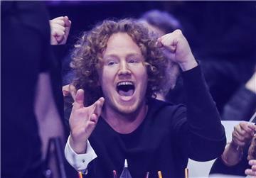 Der deutsche Kandidat beim ESC, Michael Schulte, sing für Buxtehude.